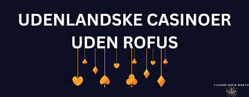 Casino uden ROFUS med Straks Udbetalinger -1965910228